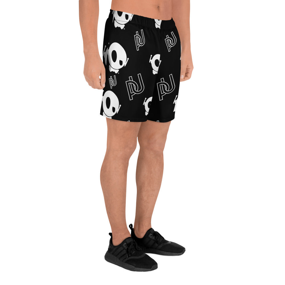 PU BLACK/WHITE ALL-OVER SHORTS