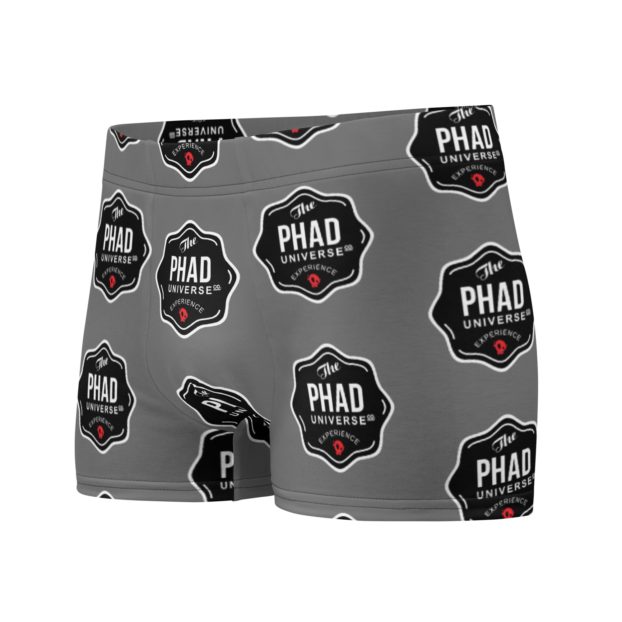 UNI-EXPERIENCE PU DARK GRAY MEN'S BOXER BRIEFS