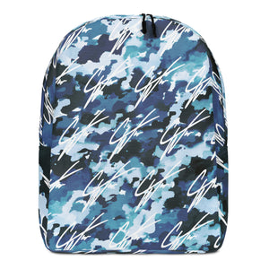 (CW SIGNATURE EDITION) PU CAMO MINIMALIST BACKPACK