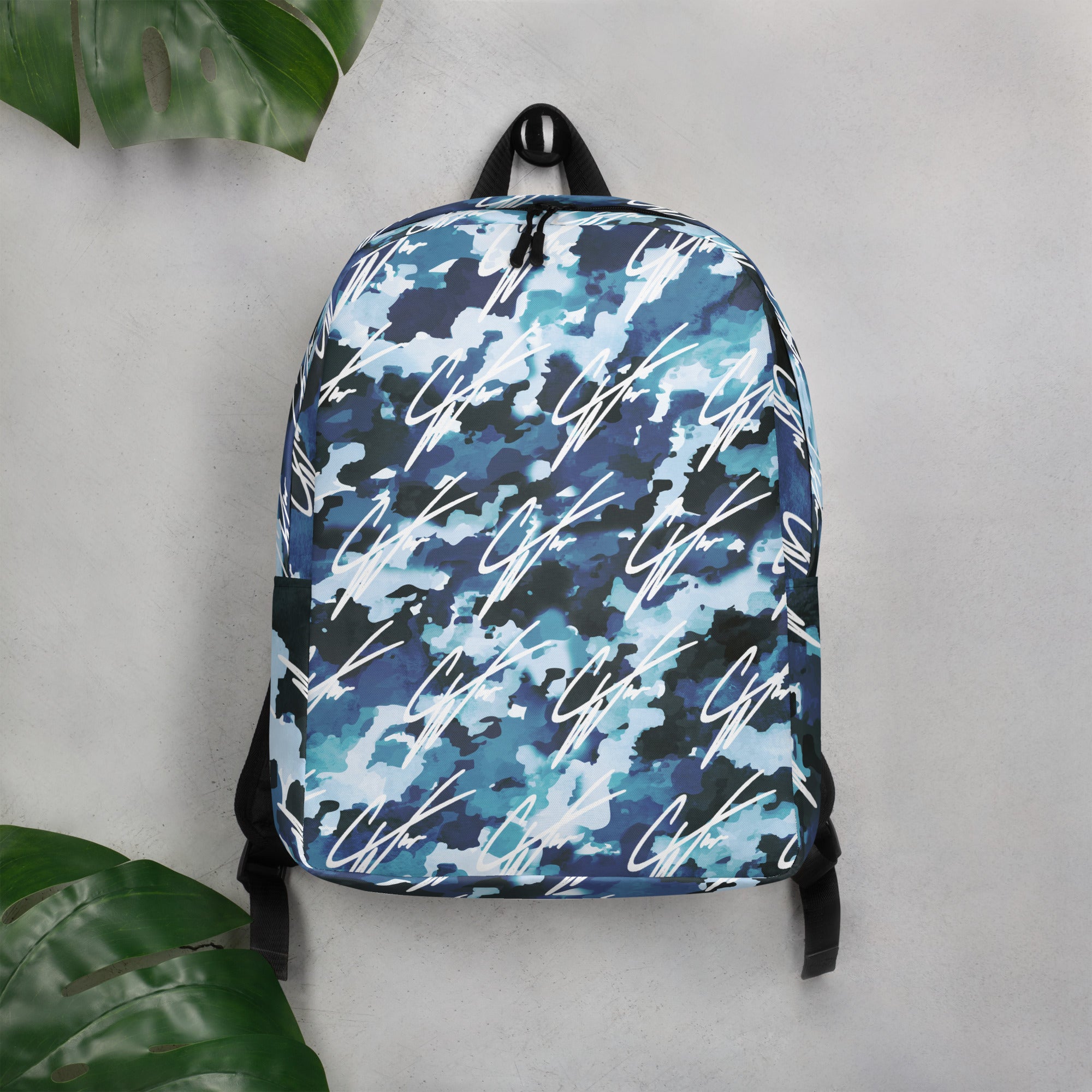 (CW SIGNATURE EDITION) PU CAMO MINIMALIST BACKPACK