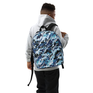 (CW SIGNATURE EDITION) PU CAMO MINIMALIST BACKPACK