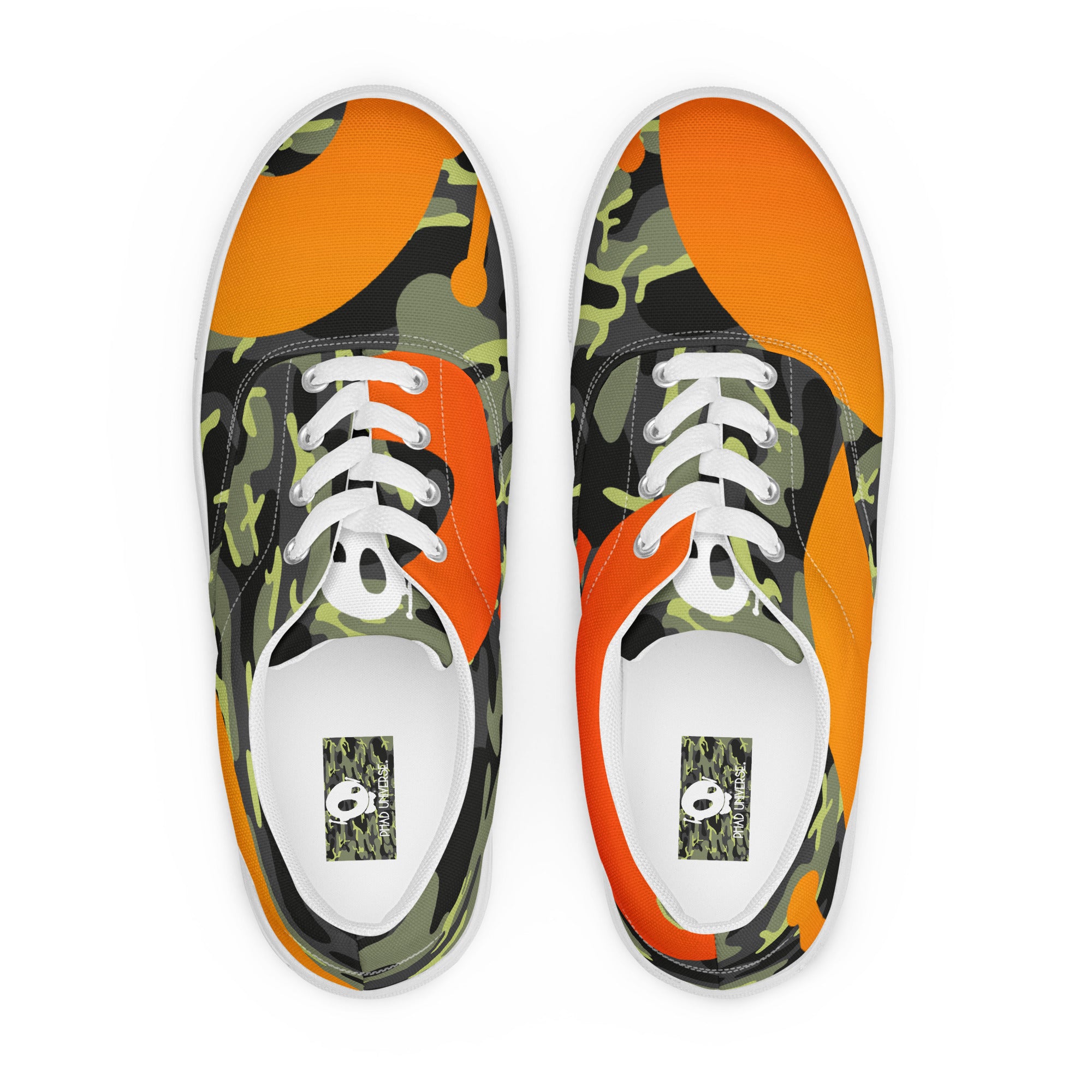 TORCHED X CAMO MASHED PU MEN'S LACED CANVAS SHOES