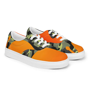 TORCHED X CAMO MASHED PU MEN'S LACED CANVAS SHOES