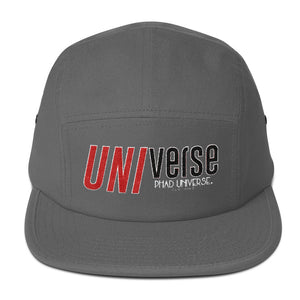 UNI RED/BLACK 5PANEL CAP