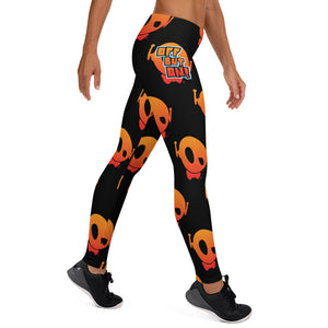 PU "THEY SAY I'M OFF BUT REALLY I'M ON!" LEGGINGS