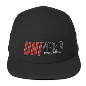 UNI RED/BLACK 5PANEL CAP