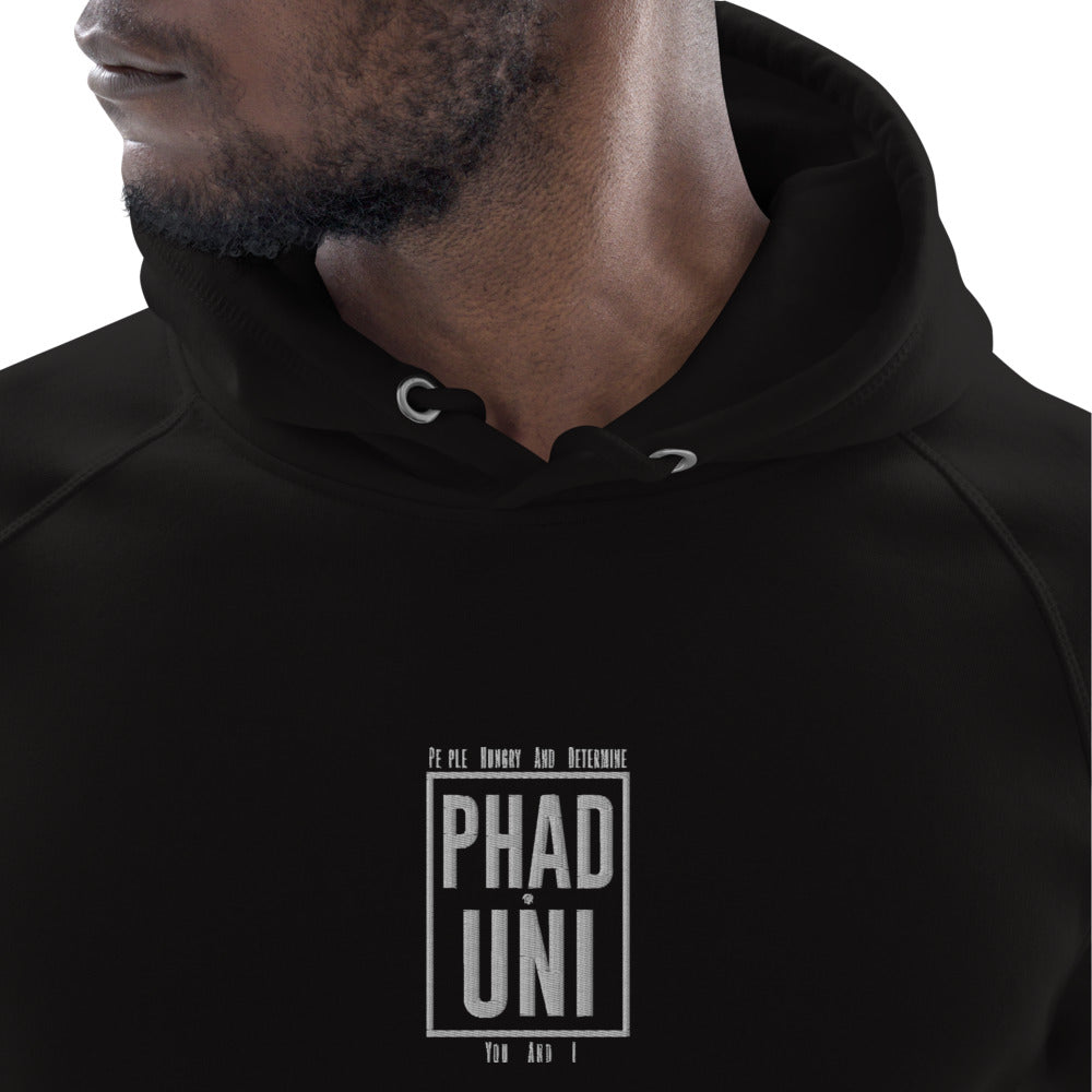 "PEOPLE HUNGRY & DETERMINE" BLK UNISEX PULLOVER