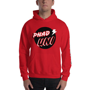 PHAD-UNI RED/BLACK UNISEX HOOD