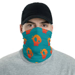 PU "OFF BUT ON" TEAL FACE SHIELD